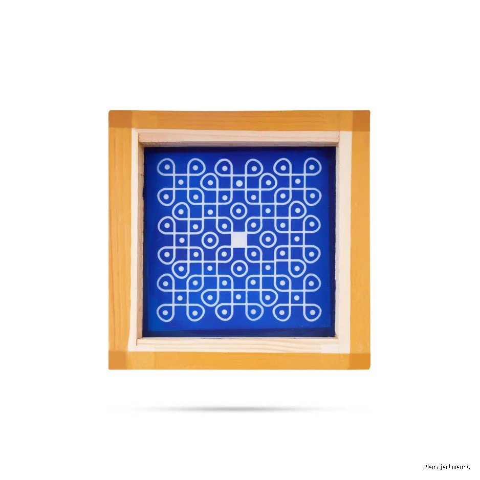 Rangoli Stencil - 5 x 5 / Kolam Achu / Kambi Kolam design / Muggu Jali for Floor Decor